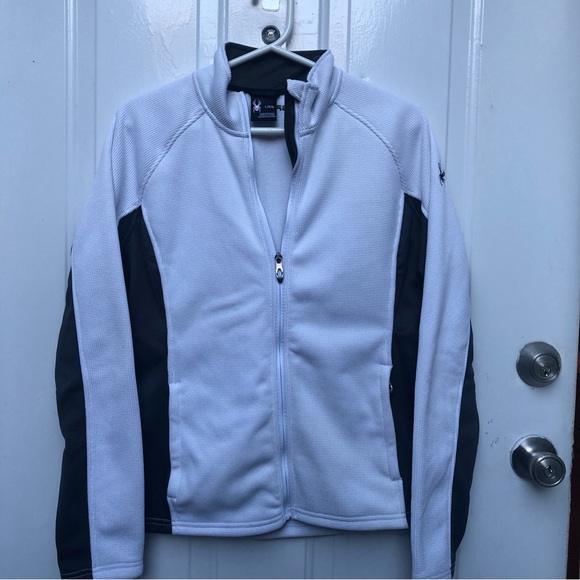 Spyder women’s zip up large white and grey 🤍 - Picture 9 of 9